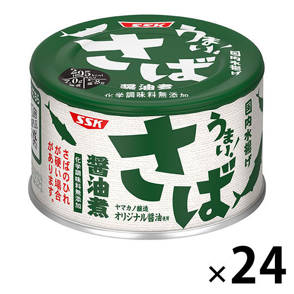 清水食品 うまい 鯖 Seasonal Wrap入荷 醤油煮 人気ブレゼント 24缶 150g