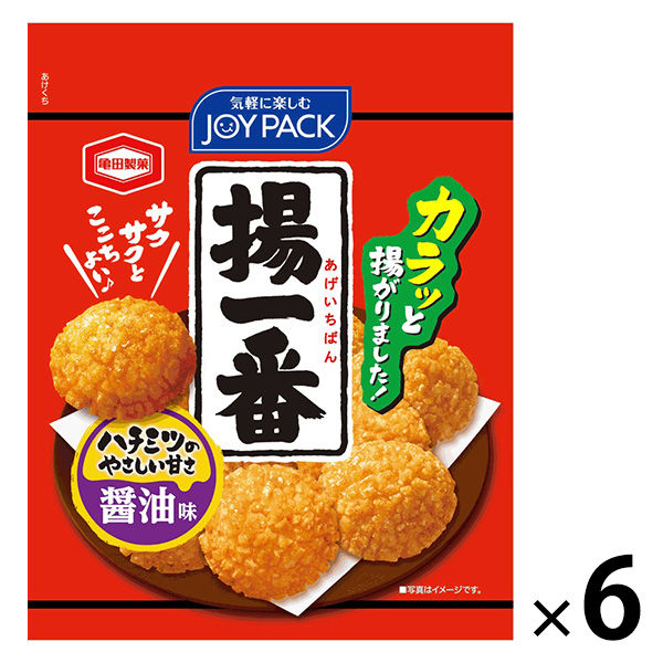 アスクル】 亀田製菓 揚一番 76g ＜JOYPACK＞ 1セット（6袋） 通販 - ASKUL（公式）