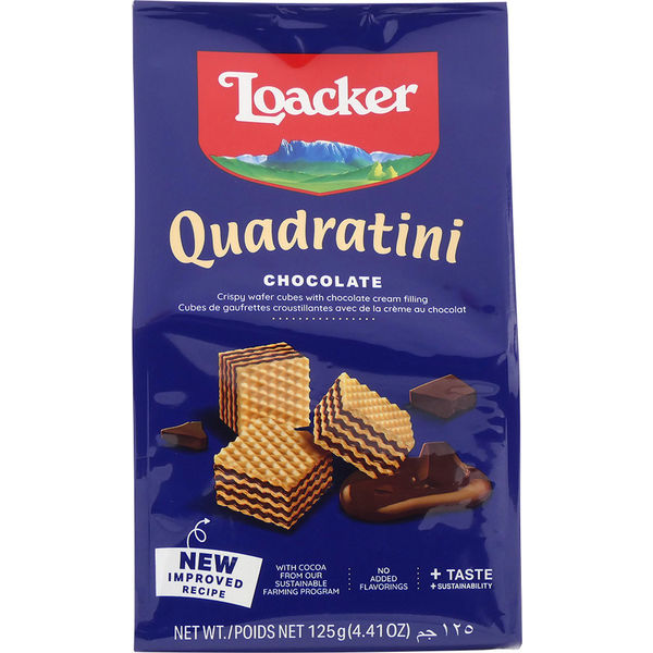 アスクル】 Loacker（ロアカー） クワドラティーニ ウエハース チョコレート 125g 1袋 通販 - ASKUL（公式）