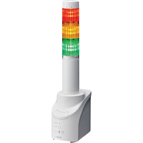 パトライト ネットワーク制御信号灯 直径40mm 3段 取り寄せ商品 ACアダプタなし NHB6-3N-RYG 赤黄緑