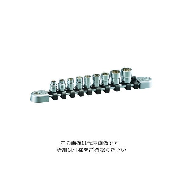 京都機械工具 ネプロス 6.3ソケットセット（インチ・12角・9コ組