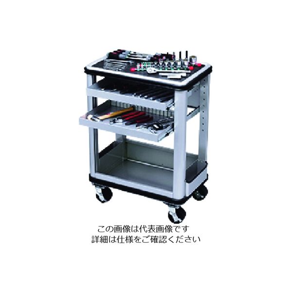 京都機械工具 KTC ツールステーションセット 一般機械整備用 可動式2段トレイ SK6021M 1セット 最高級 素敵でユニークな 直送品 167-6450