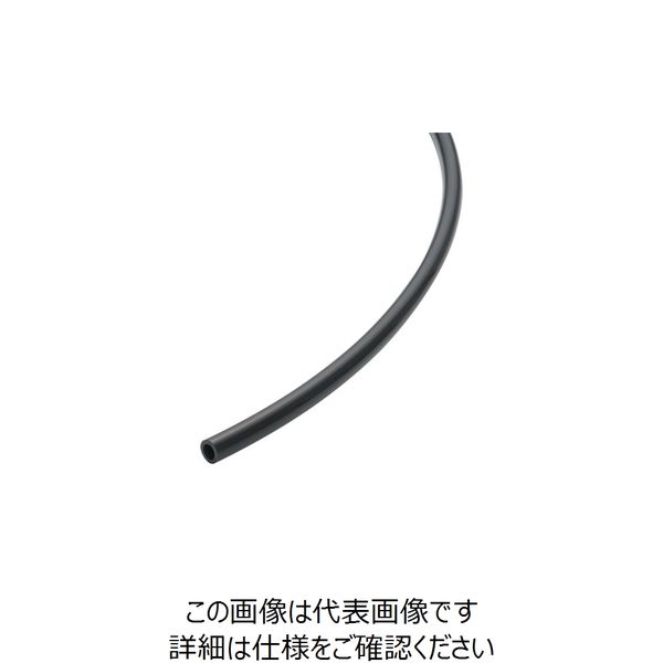 日本ピスコ ピスコ フッ素樹脂（PFA）チューブ ブラック 12×10 5M SFT1210-5-B 1巻 251-6281（直送品）