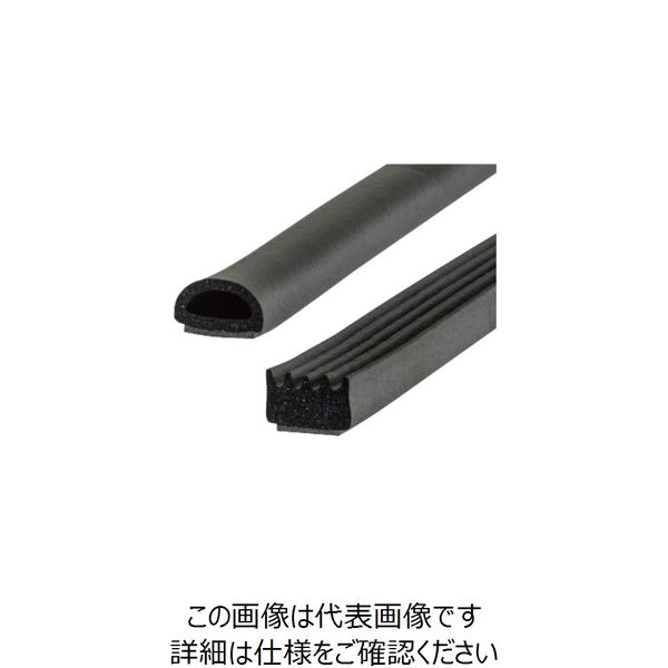 岩田製作所 ラバーシール 黒 4M TRS3-3H-L4 1本 - 安全・保護用品