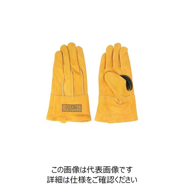 トワロン 牛床革手袋 EXTRAGUARD 輝く高品質な TAKIBI 63％以上節約 直送品 EG-012 5本指 245-7486
