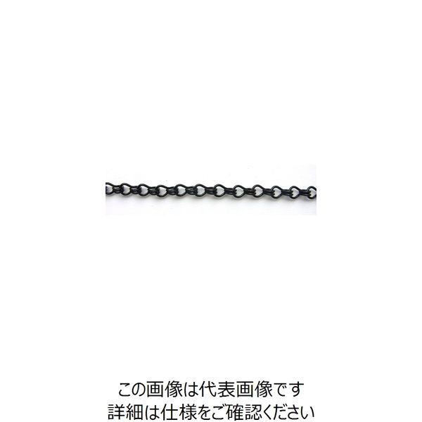 ニッサチェイン:黒 鉄カラー 二 R-IR16E ニッサチェイン 重 チェーン 15m巻