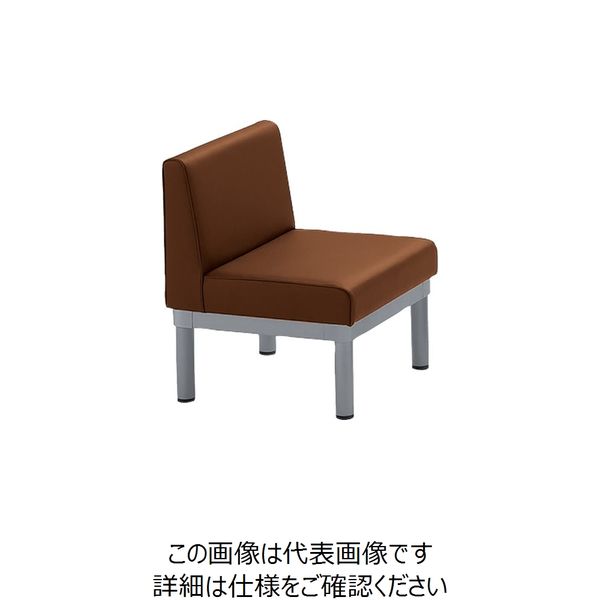 【ソロエルアリーナ】 ミズノ（MIZUNO） ミズノ 簡易応接椅子W560×D560×H695×SH380 ブラウン MWC-100-BR 1