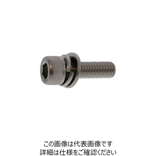 M3X16 CAP P=4 ｽﾃﾝﾚｽ(303､304､XM7等) BK(SUS黒染め) - ネジ・釘・金属素材