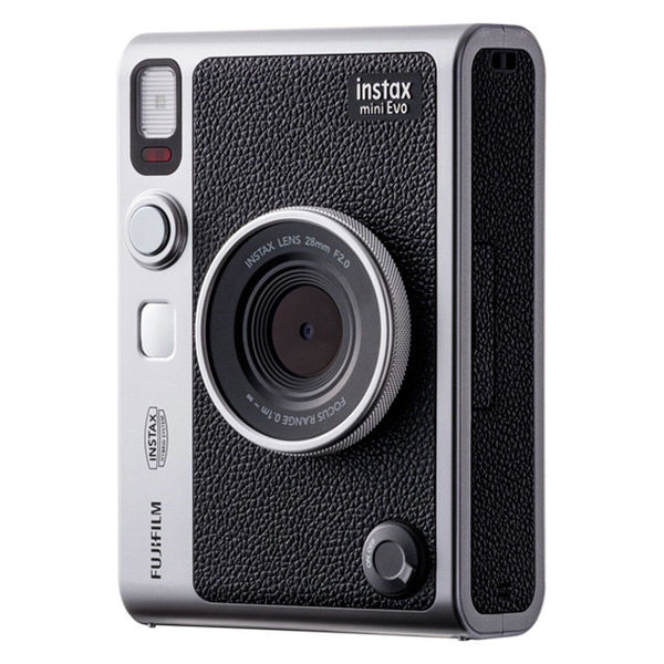 アスクル】富士フイルム ハイブリッドインスタントカメラ チェキ instax mini Evo INS BLACK 1台 通販 ASKUL（公式）