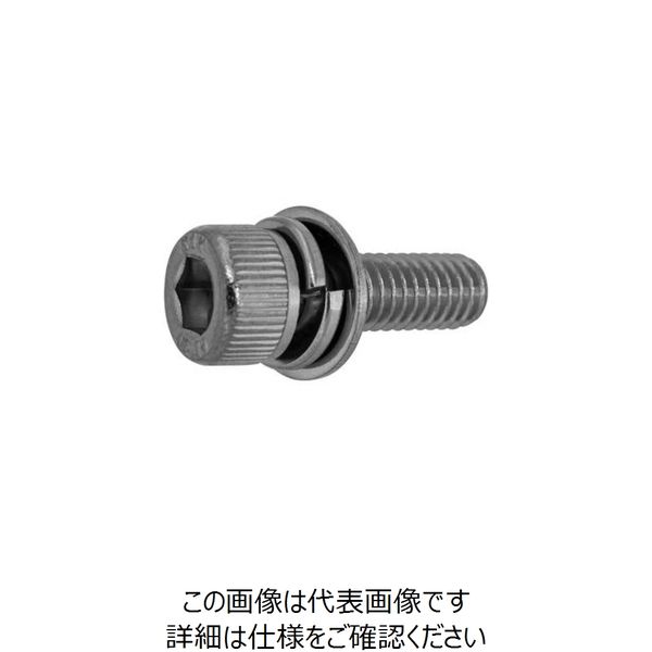 M3X20 CAP P=2 ｽﾃﾝﾚｽ(303､304､XM7等) BK(SUS黒染め) - ネジ・釘・金属素材