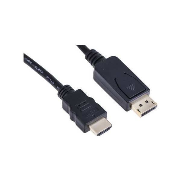 アスクル】 RS PRO DisplayPortケーブル 1m コネクタA:DisplayPort （オス） コネクタB:HDMI ケーブル （ オス  ） 黒（直送品） 通販 - ASKUL（公式）