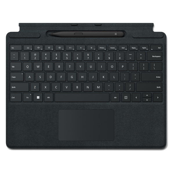 Surface Pro 8/X 用 スリム ペン 2付き Signature キーボード (ブラック)（直送品）