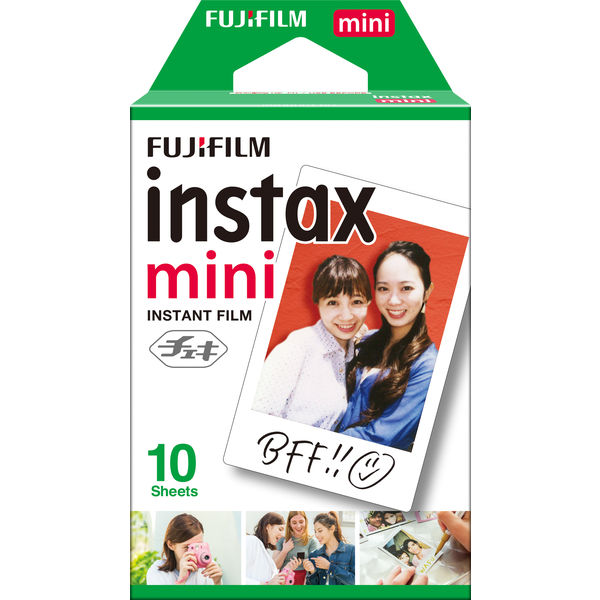 富士フイルム instax mini チェキフイルム インスタックスミニ JP 10枚 4547410377224 10枚×10点セット（直送品）