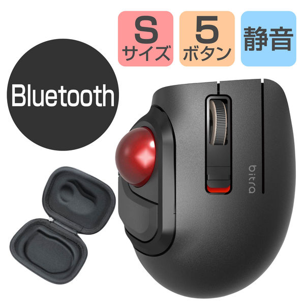 税込】 エレコム M-MT1BRSBK ブラック 静音 5ボタン 親 トラ iOS対応 Bluetooth マウス 30