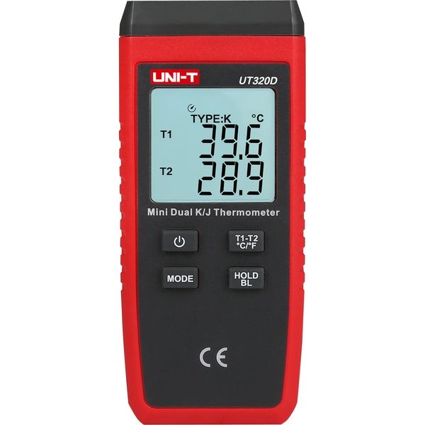 UNI-T ミニコンタクトタイプ温度計 UT320D Uni-trend Technology（ユニトレンド・テクノロジー） 1台（直送品）