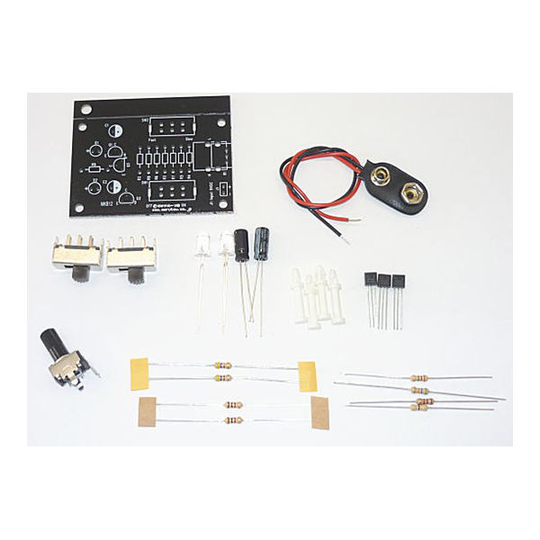 マルツエレック トランジスタの基本原理LED点滅回路 速くおよび自由な M2PK3400 63-3102-57 限定セール 直送品 1個
