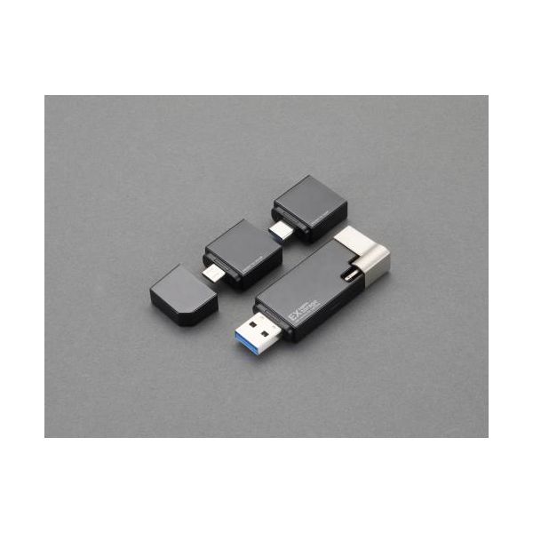 正規品送料無料 エスコ esco 32GB USBメモリー 安全 EA759GV-92 コネクタ付 1個 直送品