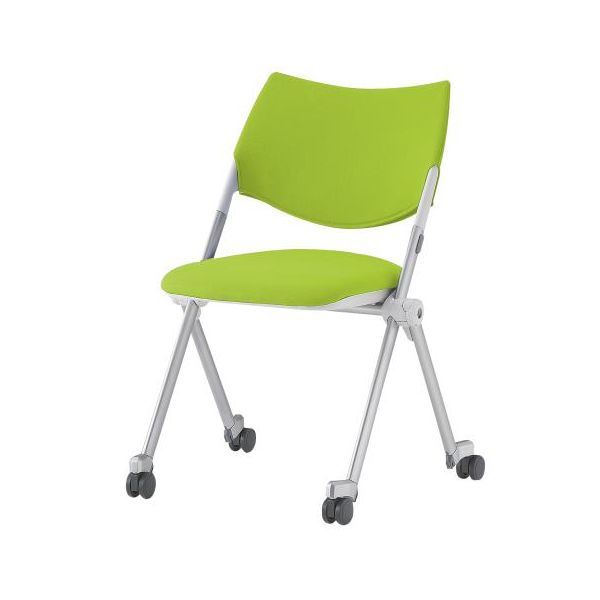 【アスクル】 エスコ（esco） 折畳み椅子（キャスター付/グリーン） 1個 EA956XE-32（直送品） 通販 - ASKUL（公式）