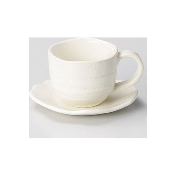 みのる陶器 豊富なギフト 手造りモダン粉引 土物 コーヒーカップ カップのみ 3個入 4965583886655 正規品販売! 直送品 1セット