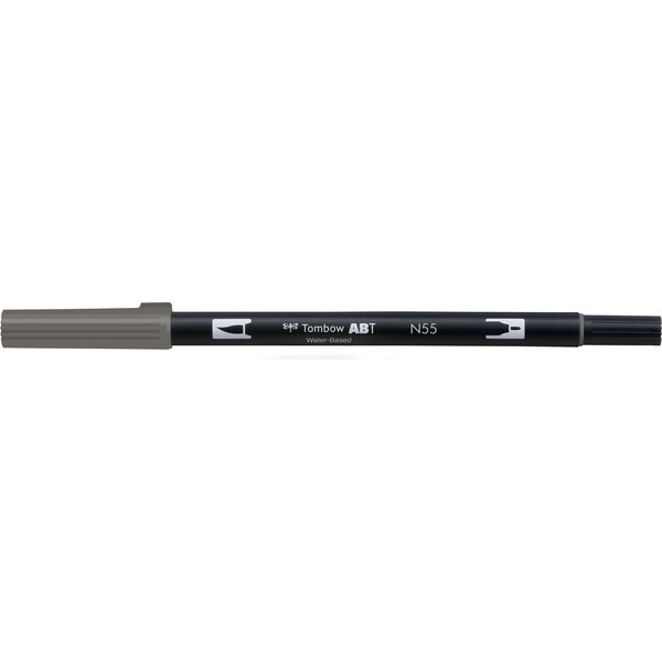 トンボ鉛筆 水性グラフィックマーカー デュアルブラッシュペン ABT 無料長期保証 6本 AB-TN55 大切な 直送品 N55