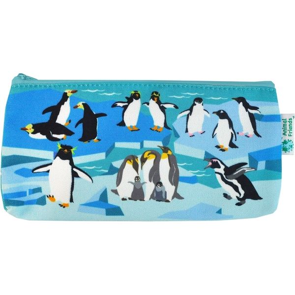 かなる Animal Friends カラーキャンバスペンポーチ 【激安】 B1065703 ペンギン 直送品 毎日激安特売で 営業中です