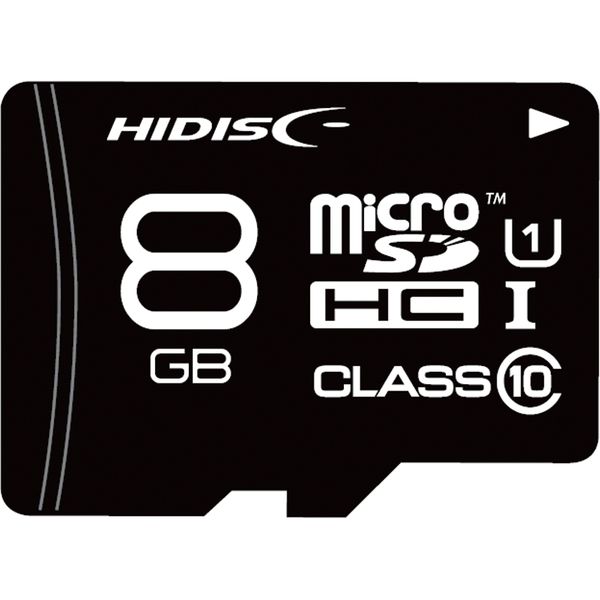 【アスクル】 磁気研究所 microSDカード 8GB Class10 UHS1 アダプタなし HDMCSDH8GCL10UIJP-WOA 1