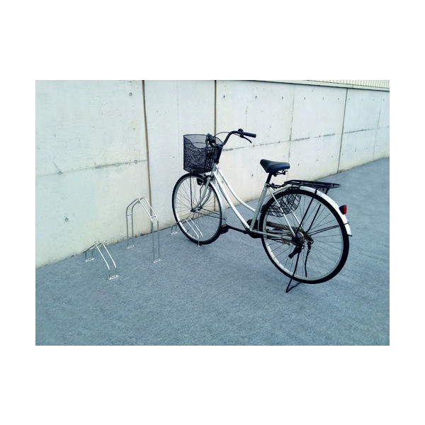 ダイケン（DAIKEN） ダイケン 平置き自転車ラック独立式サイクルスタンド スタンド大タイプ CS-MU1B-S 1台 137-3776（直送品）