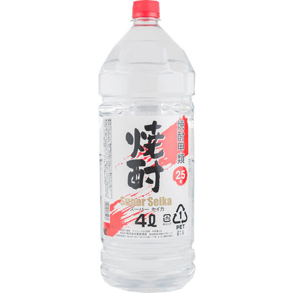 アスクル】 東亜酒造 焼酎甲類 スーパーセイカ 25度 4L 1本 焼酎 通販 - ASKUL（公式）
