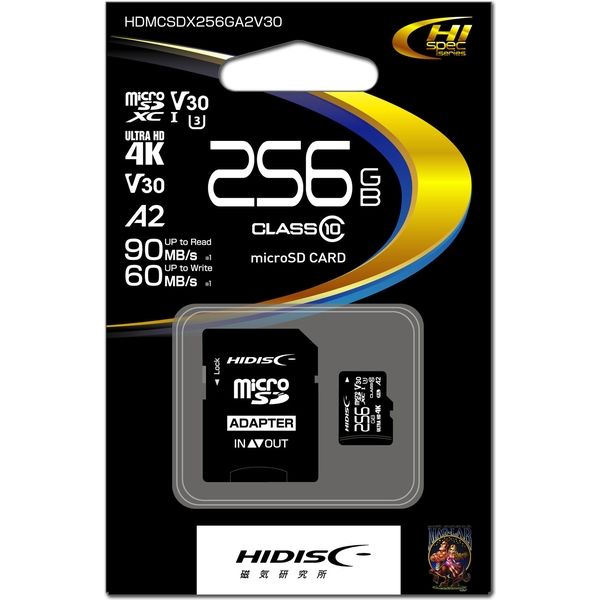 アスクル】 磁気研究所 HIDISC 超高速microSDXCカード 256GB HDMCSDX256GA2V30 1個 通販 - ASKUL（公式）