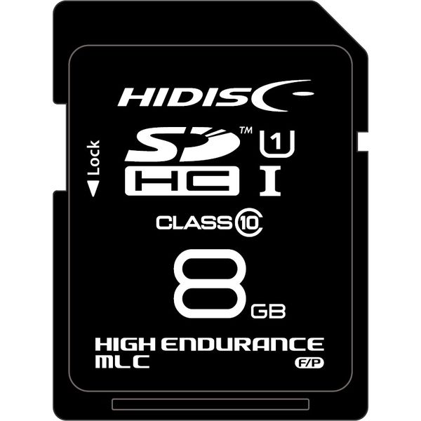 磁気研究所 HIDISC MLC採用高耐久SDメモリーカード 8GB HDSDHC8GMLPJP3 1個