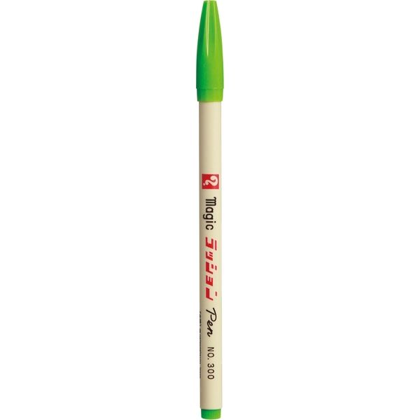寺西化学工業 水性ペン　マジック　ラッションペンNo.３００　黄緑 M300-T9 10本（直送品）