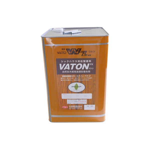 【安全で低臭な塗料】大谷塗料 VATON-FX（バトン） ホワイト 16L 1個（直送品）