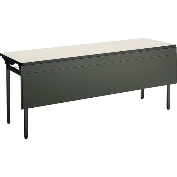 【設置込】コクヨ 会議用テーブル KT-500 折畳み 幕板・棚付 角脚のサムネイル