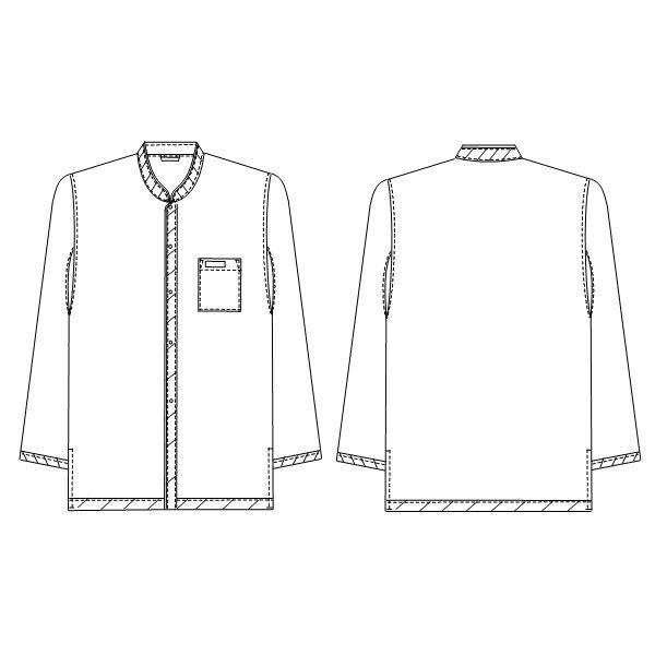 アスクル】ナガイレーベン 院内ウェア上衣（前開き型） EJ-7011 ピンク L 検査衣 患者衣 1枚（取寄品） 通販 ASKUL（公式）