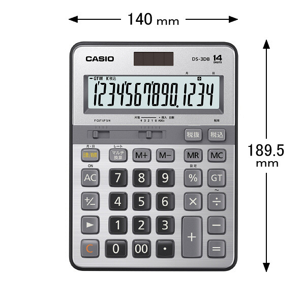 カシオ 本格実務電卓 DS-10WK-N 10桁 CASIO（デジタルライフ） 電卓 ...