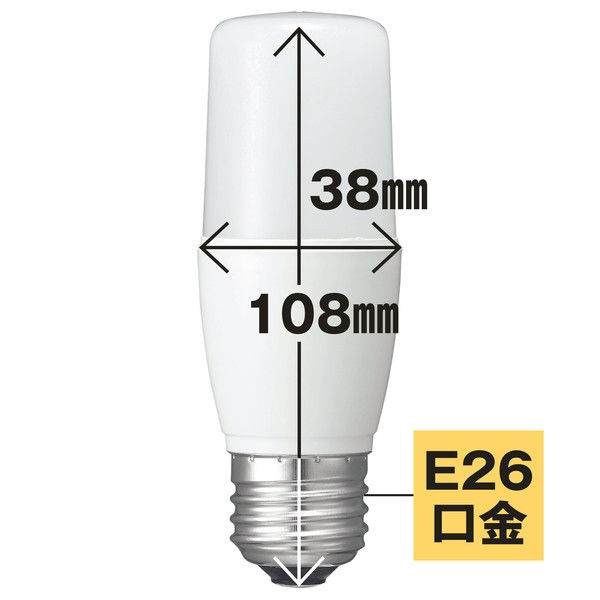 アスクル ヤザワコーポレーション Yazawa T形 Led電球 60w形 E26 電球色 Ldt8lg 通販 Askul 公式
