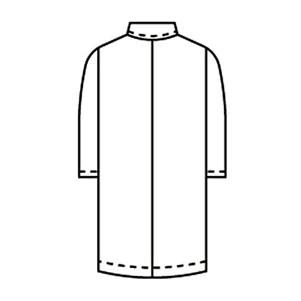 アスクル】KAZEN レディス診察衣W型長袖（ドクターコート） 医療白衣 ホワイト ダブル M 125-30（直送品） 通販 ASKUL（公式）