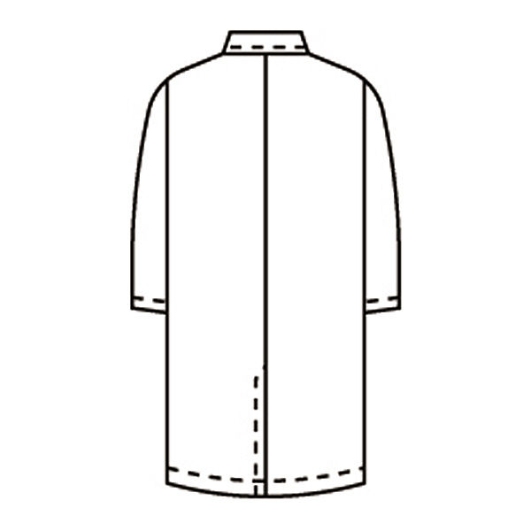 アスクル】KAZEN メンズ診察衣S型長袖（ドクターコート） 医療白衣 サックスブルー（水色） シングル L 250-91（直送品） 通販  ASKUL（公式）