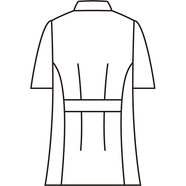 住商モンブラン ケーシー（レディス・半袖） ナースジャケット 医務衣 医療白衣 白 M 52-112（直送品）