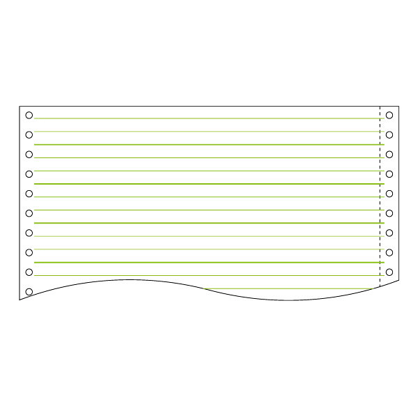 アスクル】ストックフォーム（スリーライン）2P 11×15インチ グリーン 