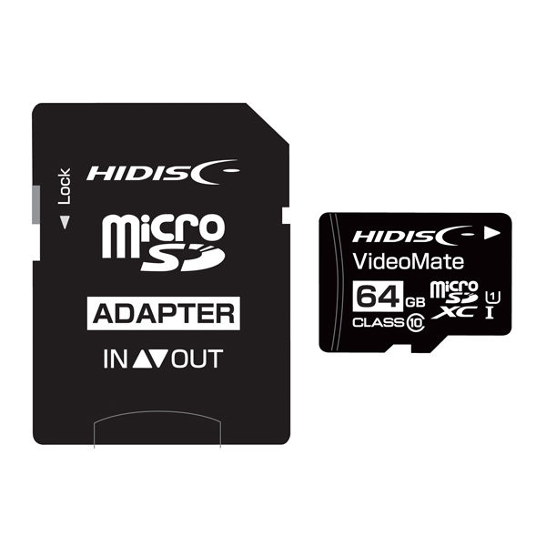 磁気研究所 ビデオ録画用microSDカード 64GB HDMCSDH64GCL10VM 1個