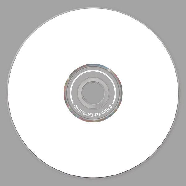 アスクル】アスクルオリジナル データ用CD-R 印刷対応 1箱（400枚入