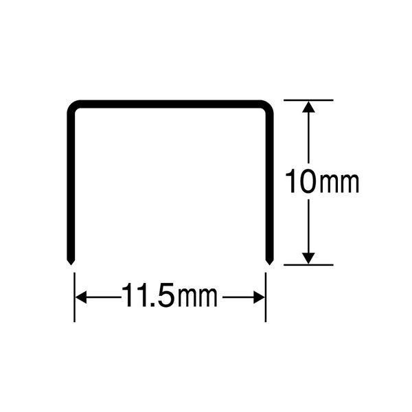 マックス ホッチキス針 中型 No.3-10mm 1箱（50本つづり×48）