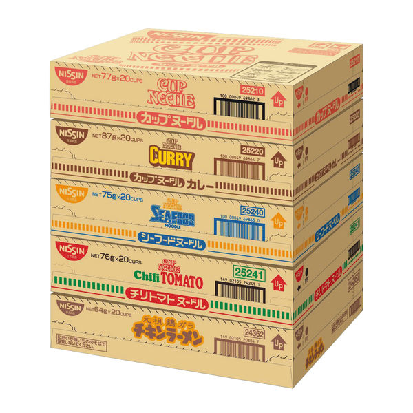 アスクル】 日清食品 カップヌードルケース詰合せセット 1箱（100食入） 通販 - ASKUL（公式）