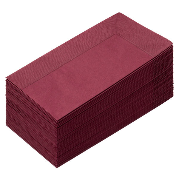 アスクル】 溝端紙工印刷 カラーナプキン 8つ折り 2PLY ワインレッド 1セット（200枚：50枚入×4袋） 通販 - ASKUL（公式）