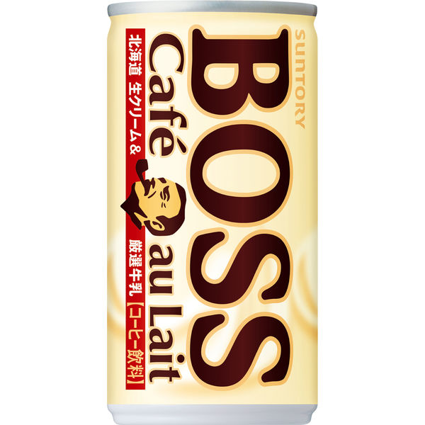 【缶コーヒー】サントリー BOSS（ボス） カフェオレ 185g 1箱（30缶入）