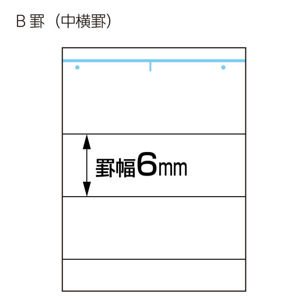 コクヨ　再生紙キャンパスノート　A4　中横罫　40枚　1冊　ノ-E201BN