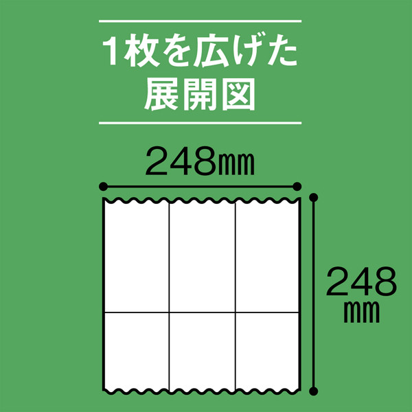 アスクル】イデシギョー 波型6つ折り 紙ナプキン 白無地 1箱（10000枚：100枚入×100袋） 通販 ASKUL（公式）