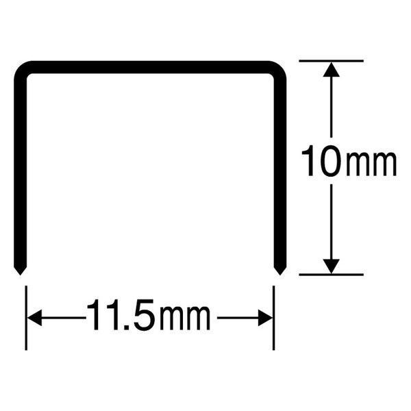 マックス ホッチキス針 大型厚とじ用 1210FA-H 1セット（5箱入）