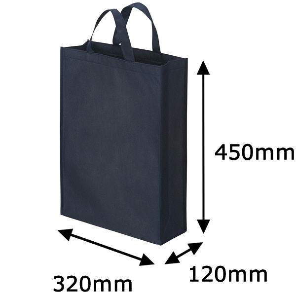 【となります】 (まとめ) TANOSEE 不織布バッグ A4 マチ無 ヨコ270×タテ350mm スカイブルー 1パック（10枚） 【×10